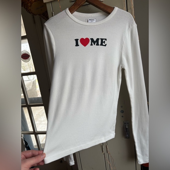 I Love Me Womens Long Sleeve Baby Tee - Picture 7 of 13